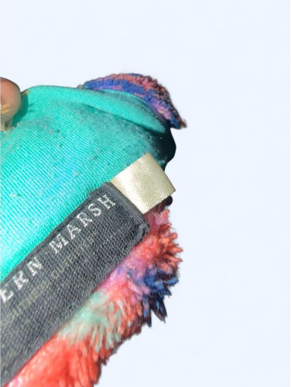Southern Marsh red, blue, and teal geometric pattern fleece pullover #geometric - Picture 6 of 7